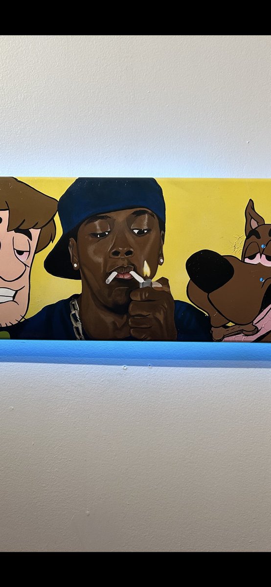 AldonteArt's tweet photo. Happy #420day this piece is presented at Red Lion’s “Cannibus Chronicles” Art show. The talks about the politics of Marijuana.
.
@christuckerreal 
.
#smokeyours #fridaymovie #smokeyfriday #icecubefriday #artonskateboards #customskateboard https://t.co/Vd7MazkH7t