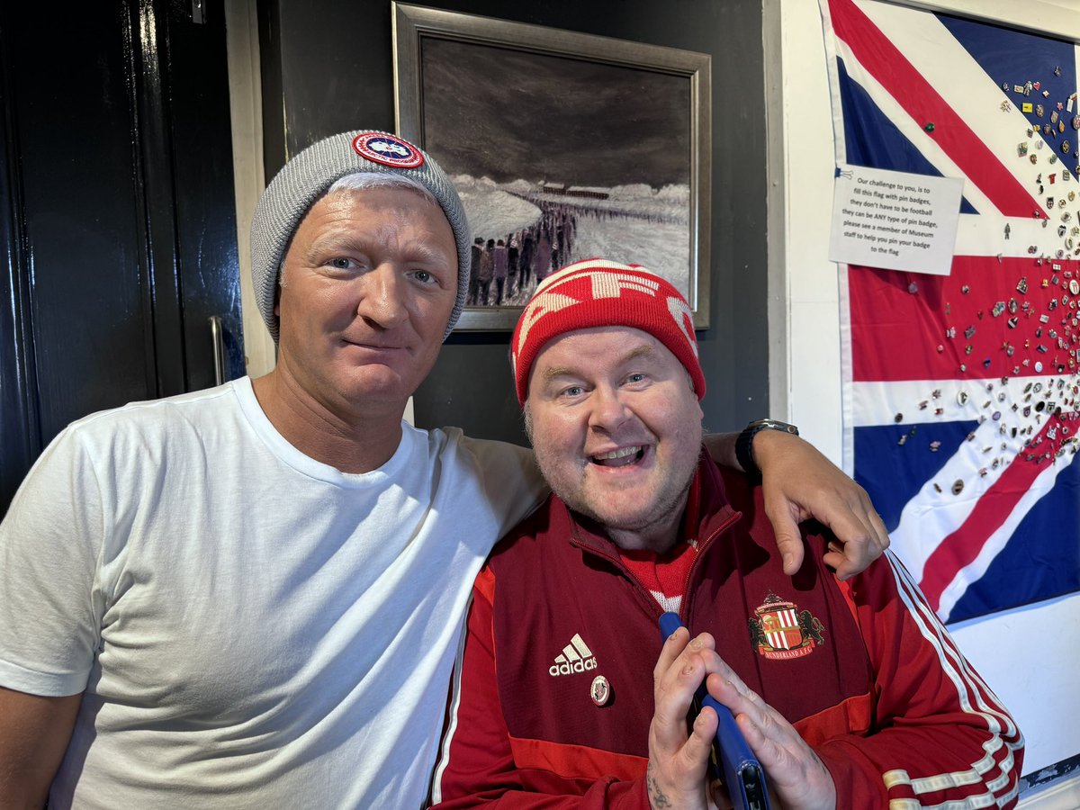 Me and the legend @davidcommon1 @FansMuseum #Sunderland ♥️🤍