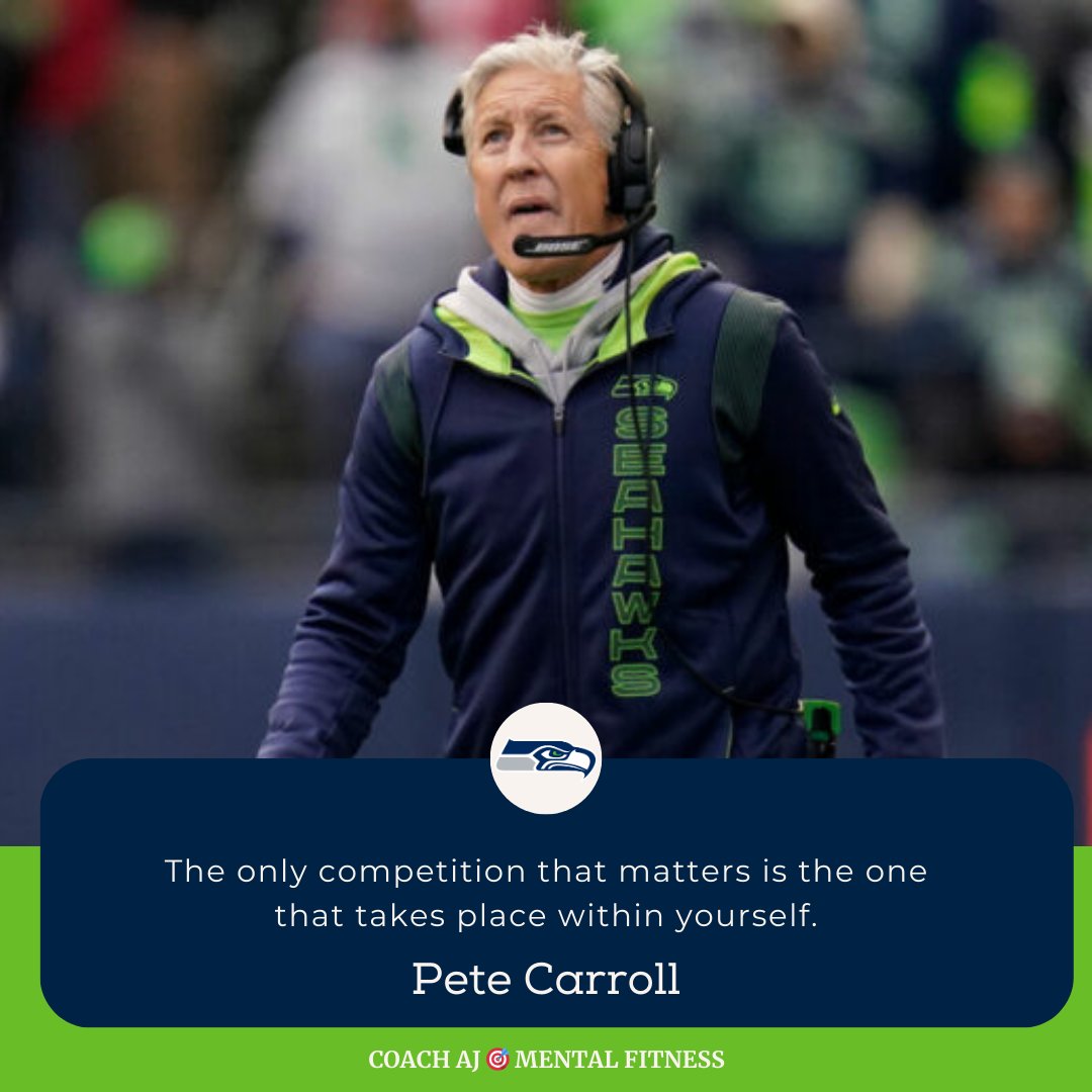 Pete Carroll said, 'If you want to be great, do it. There's nothing holding you back. It's all in your control.' Greatness means transforming dreams into realities. • Greatness is finding strength in vulnerability. • Greatness is embracing challenges with open arms.