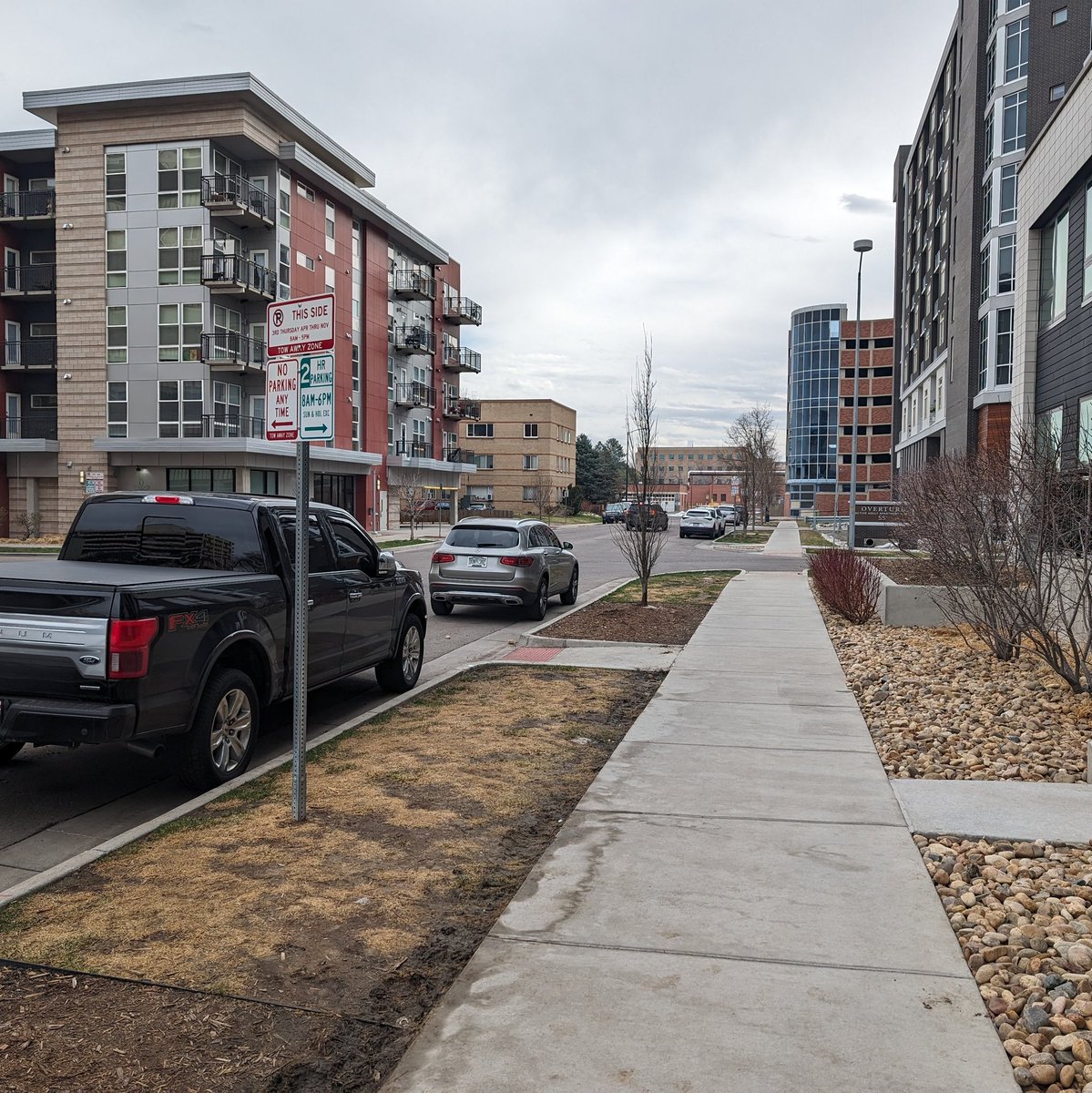 BryanByBike's tweet photo. @GovofCO Can you limit car registrations or on-street parking somehow?
We shouldn't have unlimited #FreeParking in #Denver neighborhoods.
Results in people parking illegally & blocking sight-triangles &/or sidewalk ramps, or sidewalks.
#VisionZeroAction
#MobilityForAll
#AccessIsEquity https://t.co/en6jhyHoWA