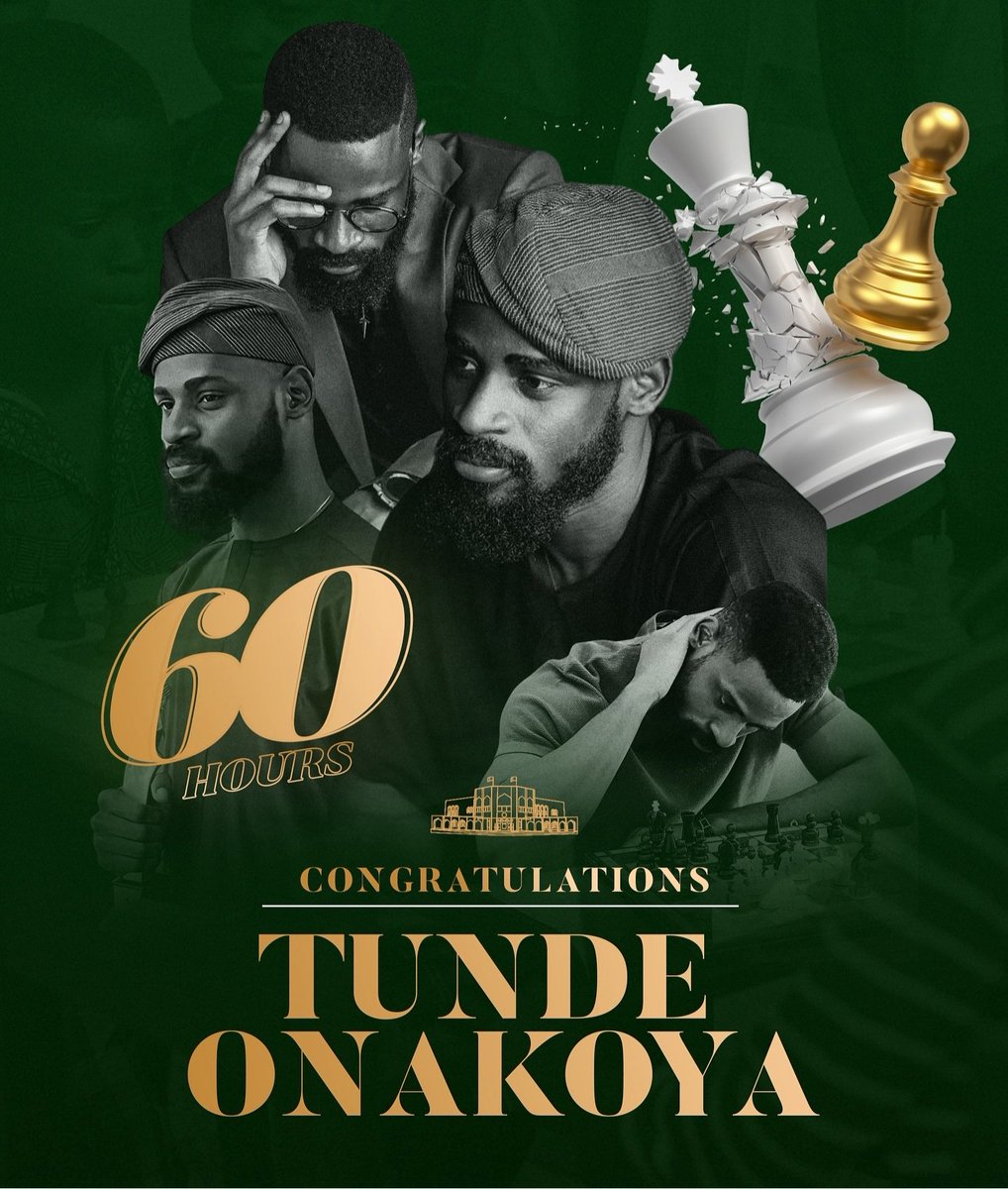 Congratulations Tunde Onakoya