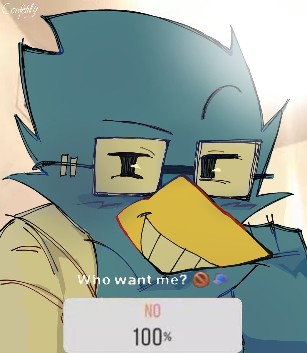 Confetillu's tweet photo. #berdlydeltarune #berdly #deltarune https://t.co/g6Czq4FQ5W