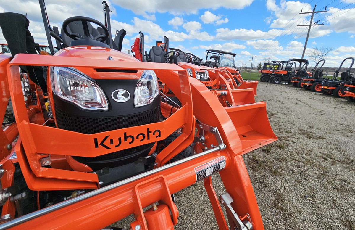 We know what would make your Saturday morning … Visit any of our #Kubota stores in Chesley, Owen Sound, Meaford, Lucknow and Mount Forest. @KubotaCanadaLtd #OrangeTractors #OntAg