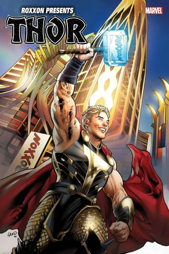CinematizandoOf's tweet photo. Capa e prévias de Thor #5, HQ que a Marvel Comics apresentará Chad Hammer, o Thor da Roxxon, escrita por Al Ewing com arte de Greg Land
#MarvelComics #Thor #ChadHammer #Roxxon #AlEwing #GregLand https://t.co/DM4XAlCdVQ
