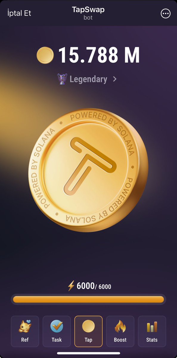 ❌FARM SEZONU BİTTİ❌ 
Takipleşerek Diğer Airdroplar için büyümeye devam😍
#Notcoin kaçıranlar #Tapswap Kaçırmayın🚀
t.me/tapswap_bot?st…
Bu linkten hemen ücretsiz şekilde kazımaya başlayabilirsiniz! 👍