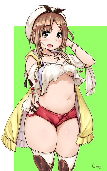 #軽い気持ちで描いたら思った以上に反響があった絵
ライザちゃん! 