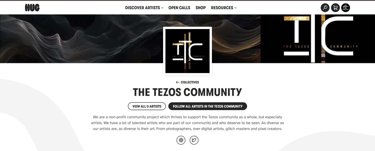 We have great new #tezos! We got accepted by @thehugxyz to be an collective of artists on their platform! This is not only great for us but also for all the artists in our community. If you want to become part of our collective, then open a ticket in our Discord and we'll