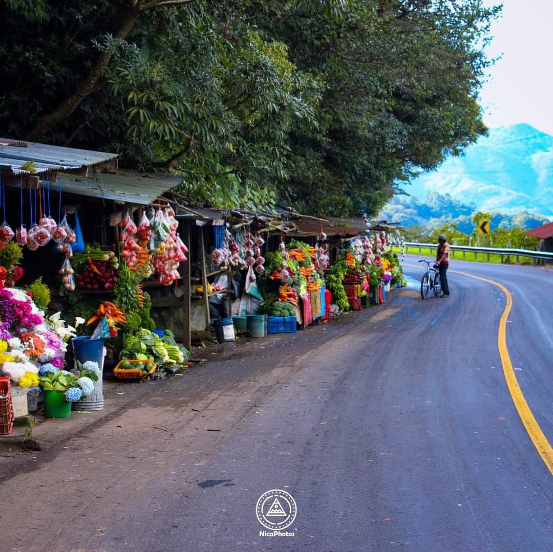 💥Buenos días camaradas 📌Me encantaba pasar por la carretera Matagalpa - Jinotega, y ver estos teamos con Frutas, verduras y Flores. 📌Compatir tus recuerdos 📸 NicaFotos