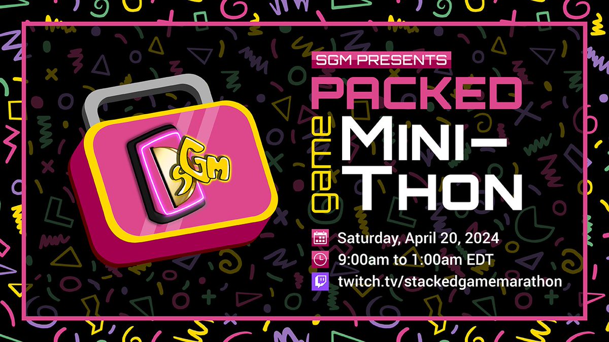 StackedMarathon's tweet photo. We are live with our 2nd ever Packed Game Mini-thon! This all-day charity marathon supports @StJudePLAYLIVE, and runs into late early hours of Sunday morning. Please stop on by for some gaming goodness, and help support the cause if you can! https://t.co/BHP34Bv6gd