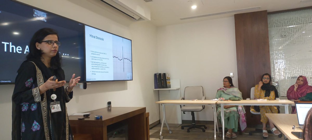SamAlwani's tweet photo. @AKUObGyn today organized a workshop on Managing valvular heart diseases in pregnancy at @AKUGlobal, Karachi. The workshop was a hybrid event which was attended by number of participants as a huge success. Prof. Tazeen from SOGP was also in attendance & as panelist. https://t.co/JZ2VnJhcgT