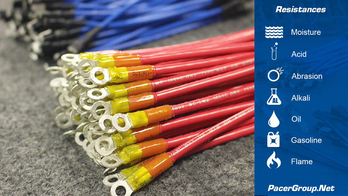 With Pacer wire jumpers, you won't need to be concerned about exposure to: 

Moisture, 
Acid, 
Alkali, 
Abrasion, 
Oil, 
Flame, or
Gasoline. 

#TopQuality #MarineElectrical #MarineWiring #MarineRepairs #MarineIndustry #MarineParts #MarineElectrician