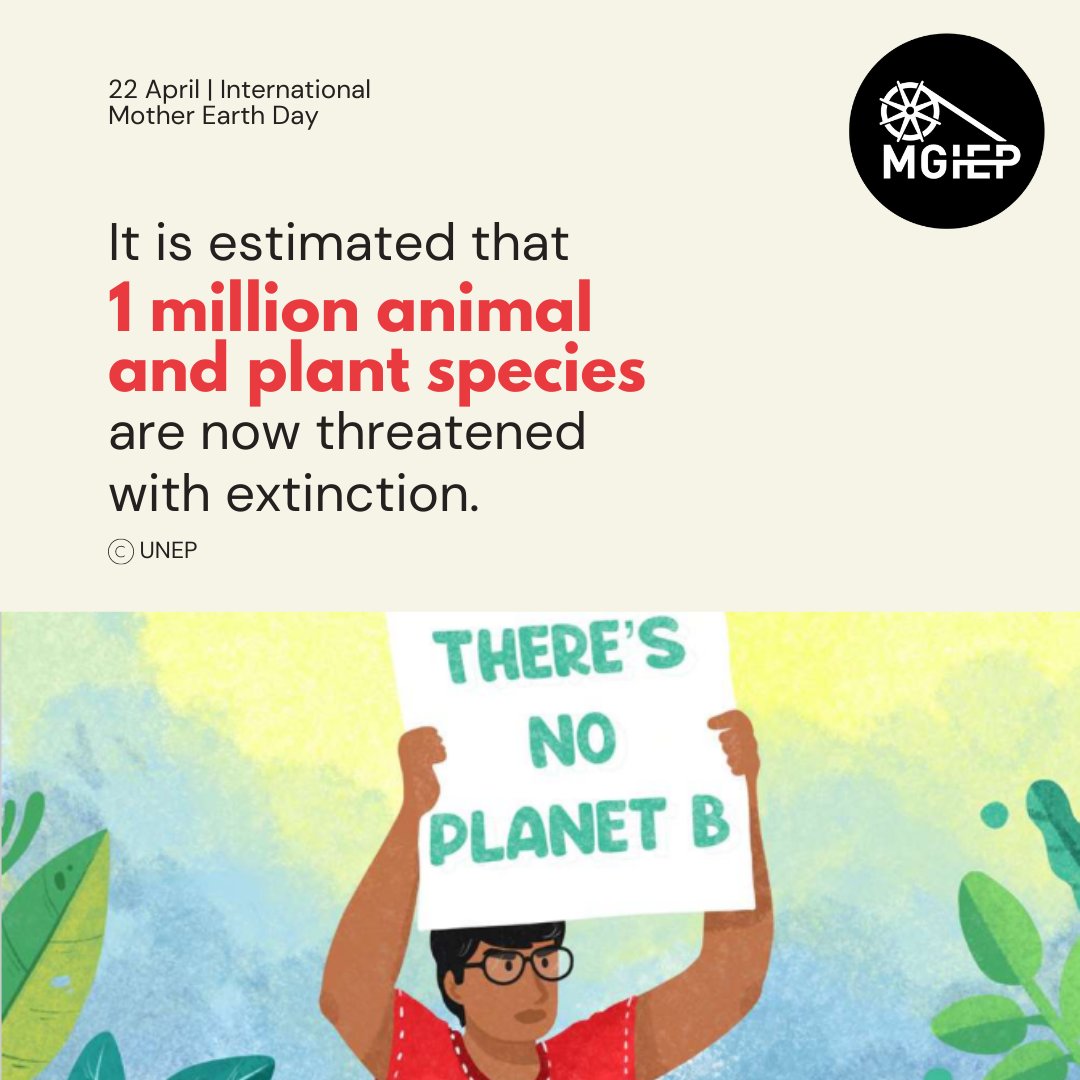 🌎 Our planet is facing a biodiversity crisis, with an estimated 1 million species on the brink of extinction.  This #internationalmotherearthday let's raise our voices, take action, and commit to protecting every precious life on #Earth. 

#BiodiversityCrisis #ProtectOurSpecies