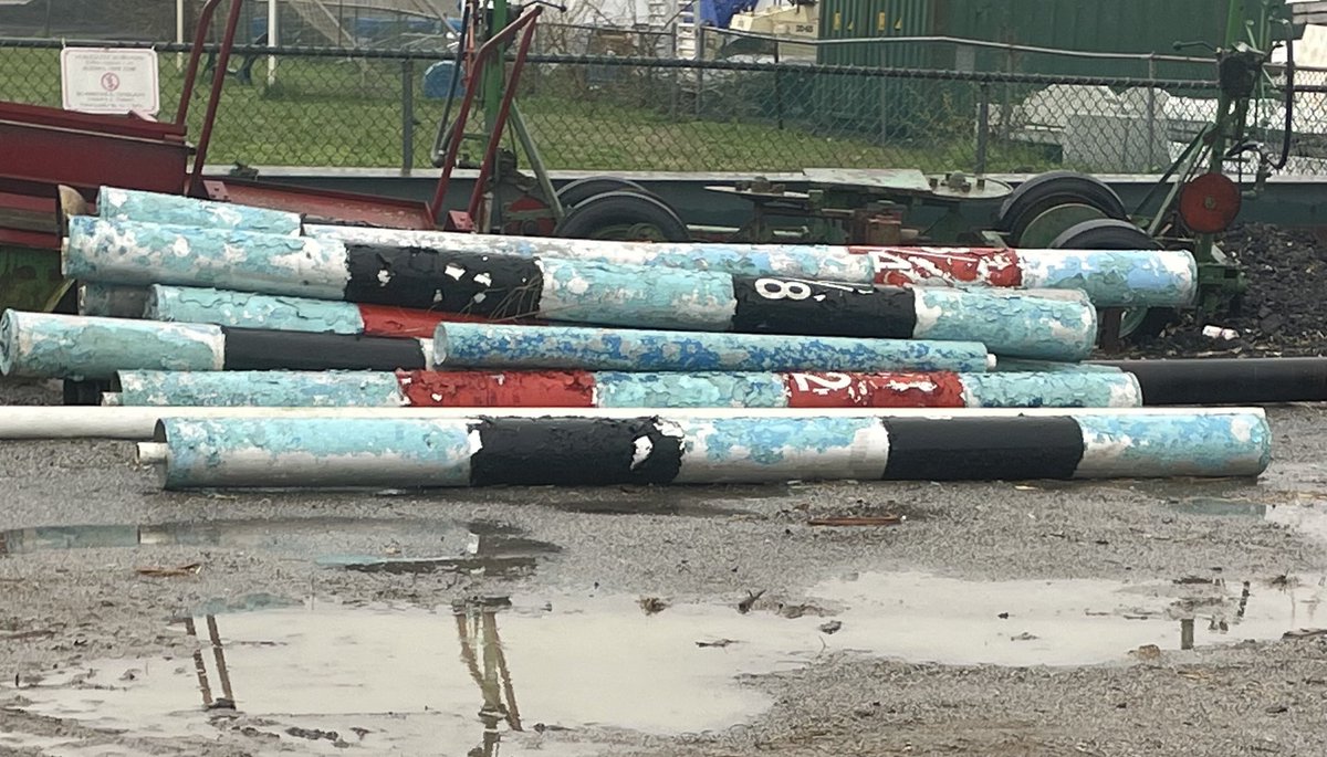 Lot of horses ran by these poles through the years…..#BelmontPark