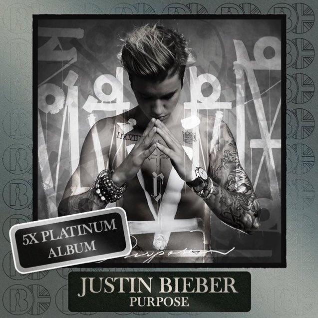 .@justinbieber's 'Purpose' has been certified 5x Platinum in the UK (1.500,000). 🇬🇧