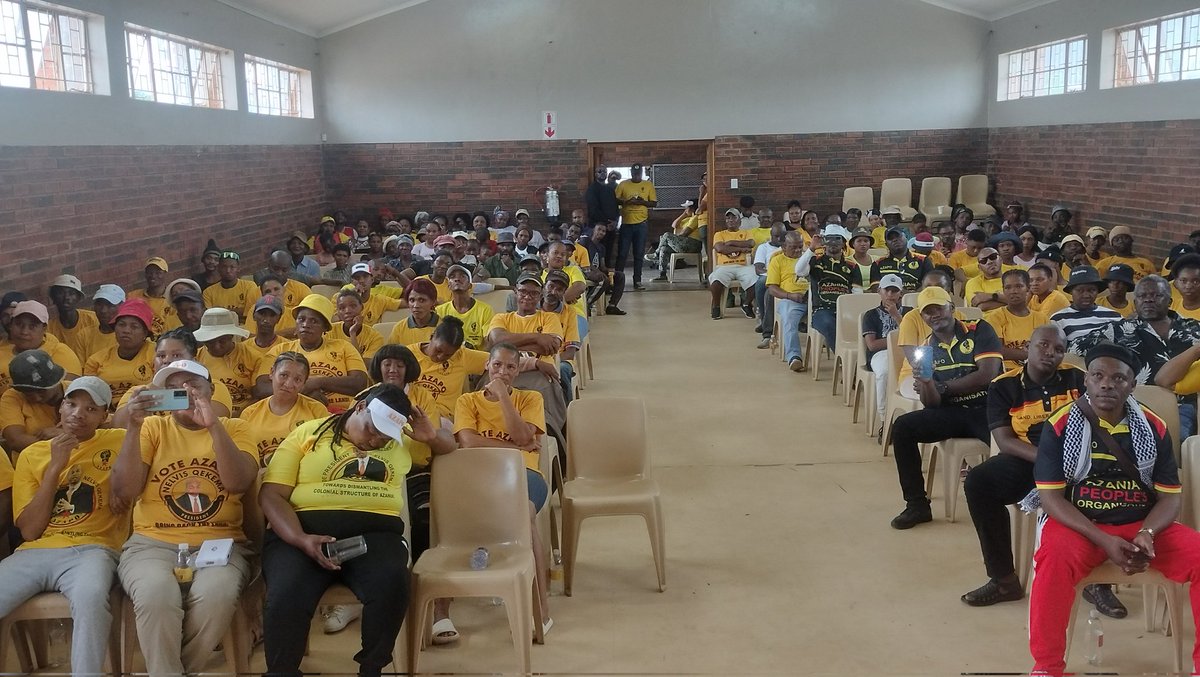 AZAPO President <a href="/Nelvis_Qekema/">Nelvis Qekema</a> taking the election campaign to the community of Patensie in the Eastern Cape.