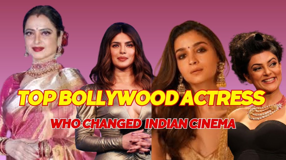 Bollywood Actresses Who Revolutionized Indian Cinema. Watch to uncover the leading ladies who reshaped the silver screen! 

youtu.be/Twpn7khj4a4 

#Aliabhatt #priyankachopra #Rekha #bollywood #bollywoodactress #Indiancinema #Sushmitasen