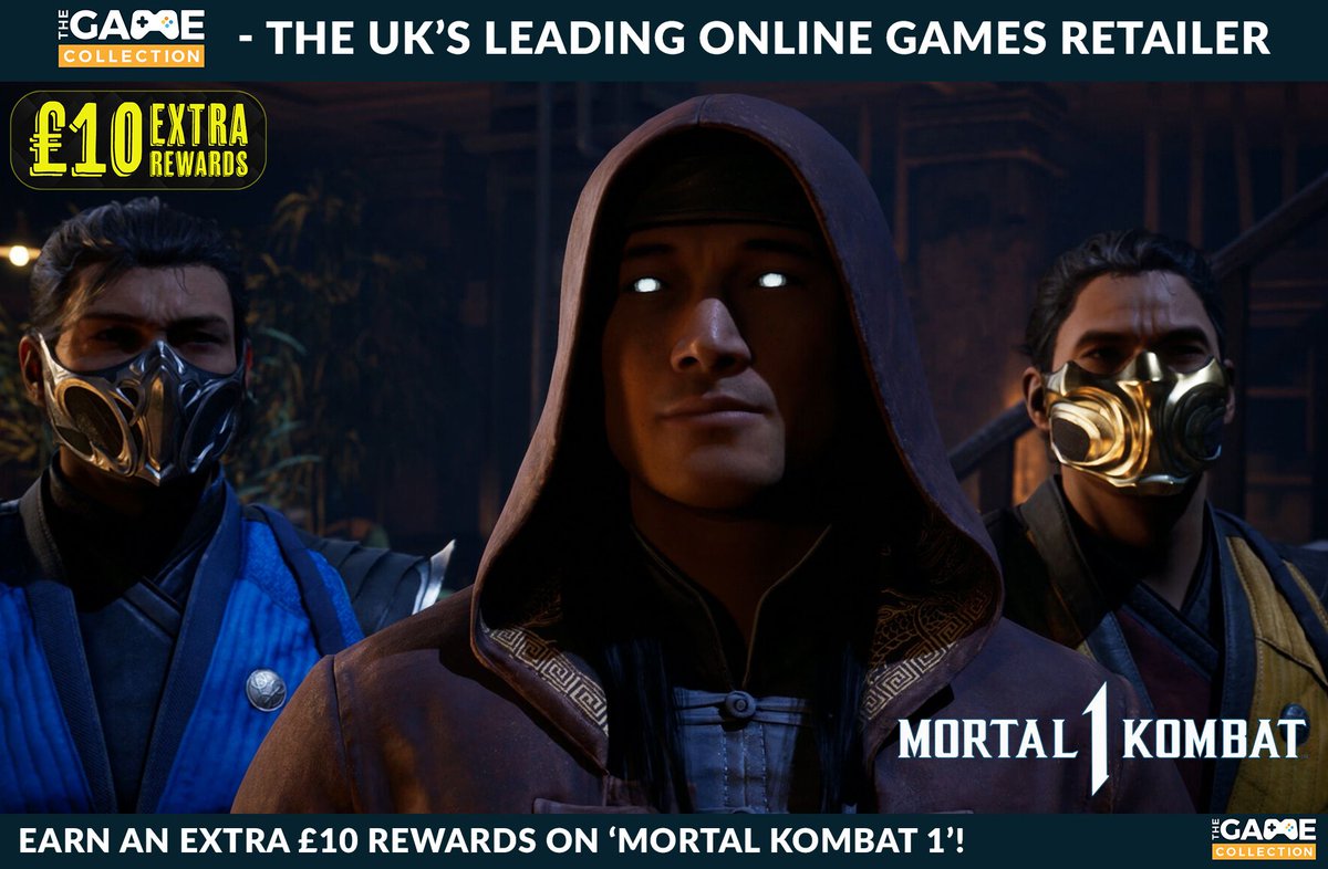 EYES ON THE PRIZE! 👀 Come back for some Kombat and be rewarded for your fighting pedigree! With NetherRealm at the helm, you know it's all aboard for an epic Story Mode! Grab 'Mortal Kombat 1' with an EXTRA £10 REWARDS! Right here at TGC! 👊💥 buff.ly/45tvMuY