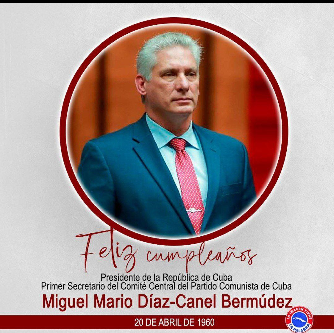 🟡🟡🟡 Buenos 👍 😉 días 👏 Felicitaciones a nuestro hermano de lucha, que marca los pasos de las nuevas generaciones en la continuidad de la construcción del socialismo en #Cuba, por eso #YoSigoAMiPresidente. @DiazCanelB @PresidenciaCuba @EVilluendasC