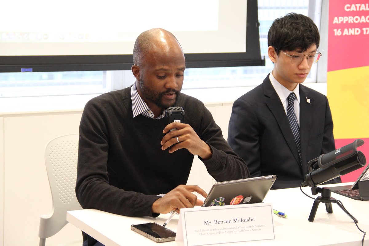 Watch the Recording: 2024 ECOSOC Youth Forum Side Event, Empowering Youth in Catalyzing Faith-inspired Approaches to SDGs 16 and 17 in the Climate Change Agenda. fb.watch/rzr93zalAi/
<a href="/religions4peace/">Religions for Peace</a> <a href="/AIYN_ACRL/">AFRICA INTERFAITH YOUTH NETWORK (AIYN)</a> <a href="/acrl_rfp/">African Council of Religious Leaders</a>