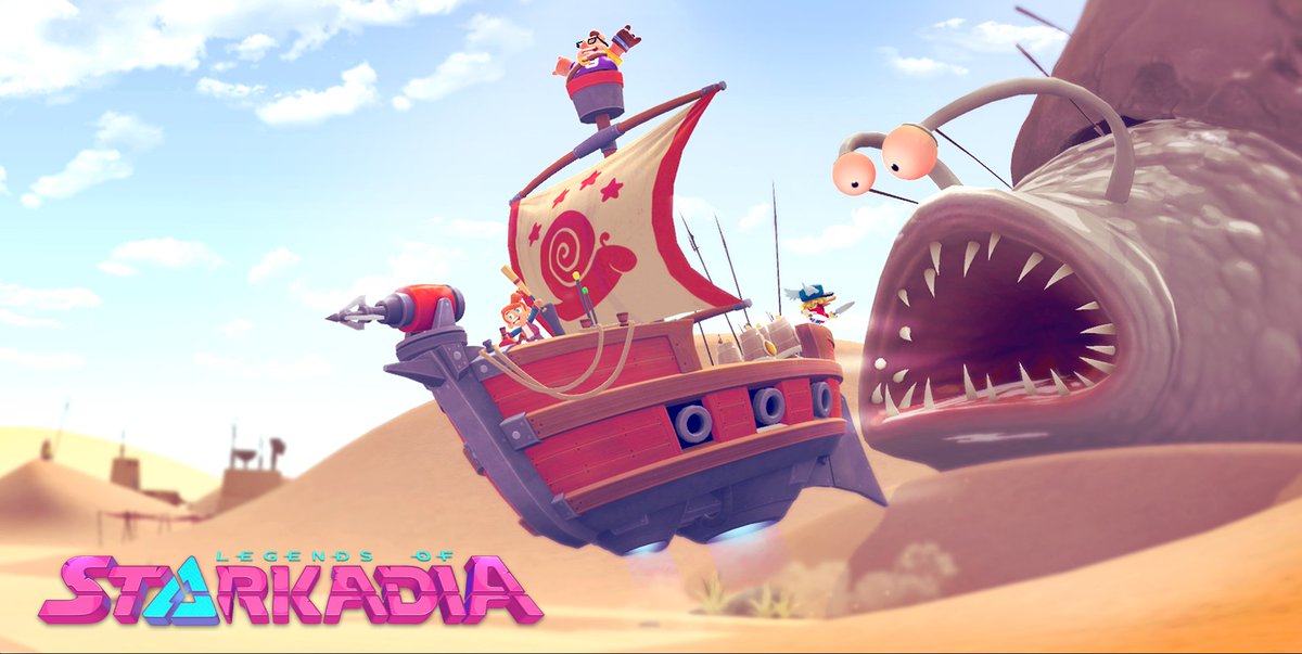 Behold… Moby Glug! 

Mikey and the crew have to help Captain Baha catch his white snail in an epic side quest in Scrapworld, the first area in Legends of Starkadia!

#screenshotsaturday  #indiedev  #gamedev