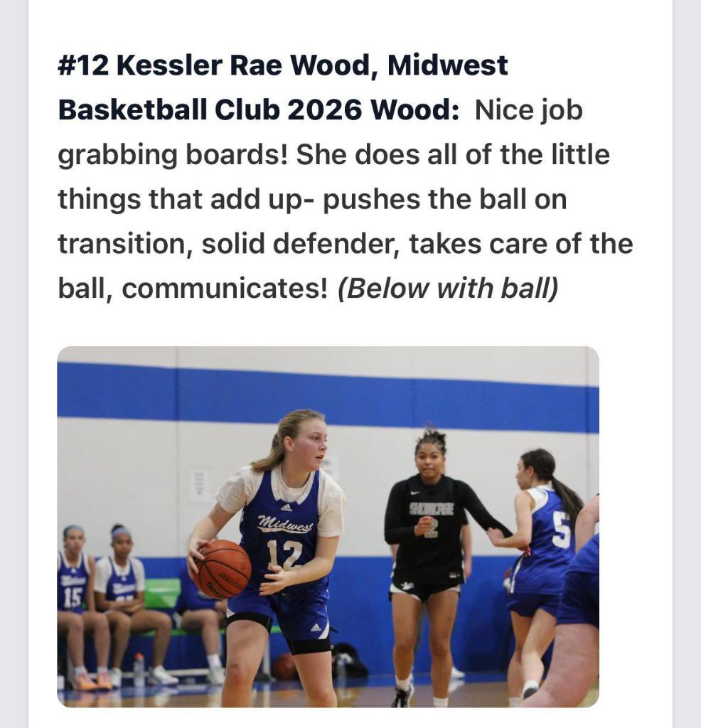 KesslerRae_'s tweet photo. It was a challenging but good tournament this past weekend. Can’t wait to improve by playing up in 16u! @PrepGirlsHoops #CrossRoadClash https://t.co/W7lJQlFWlL