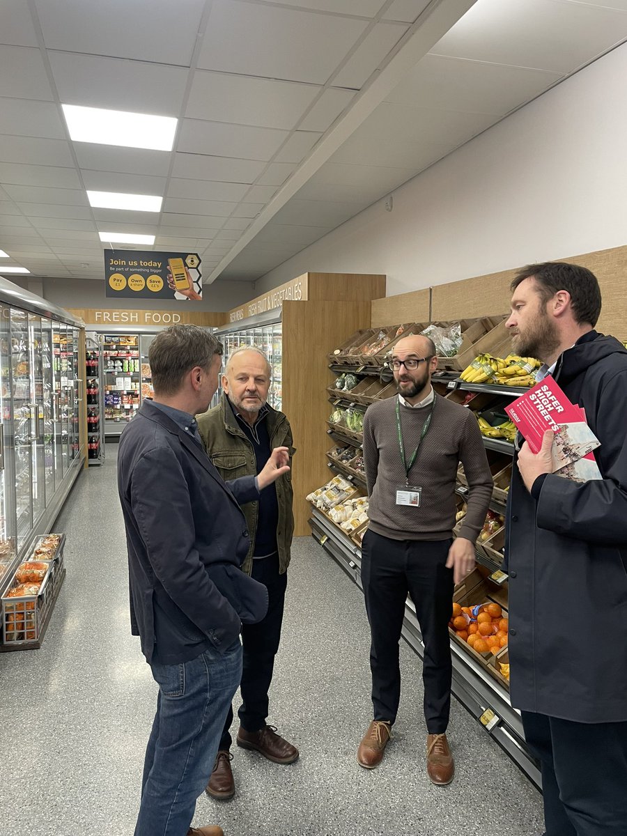 Great to be out in Peterborough supporting @coopparty PPC and PCC @andrewpakes_ @anna4labour - visiting @mycoopfood as part of @uklabour @coopparty campaign day on retail crime #endretailcrime