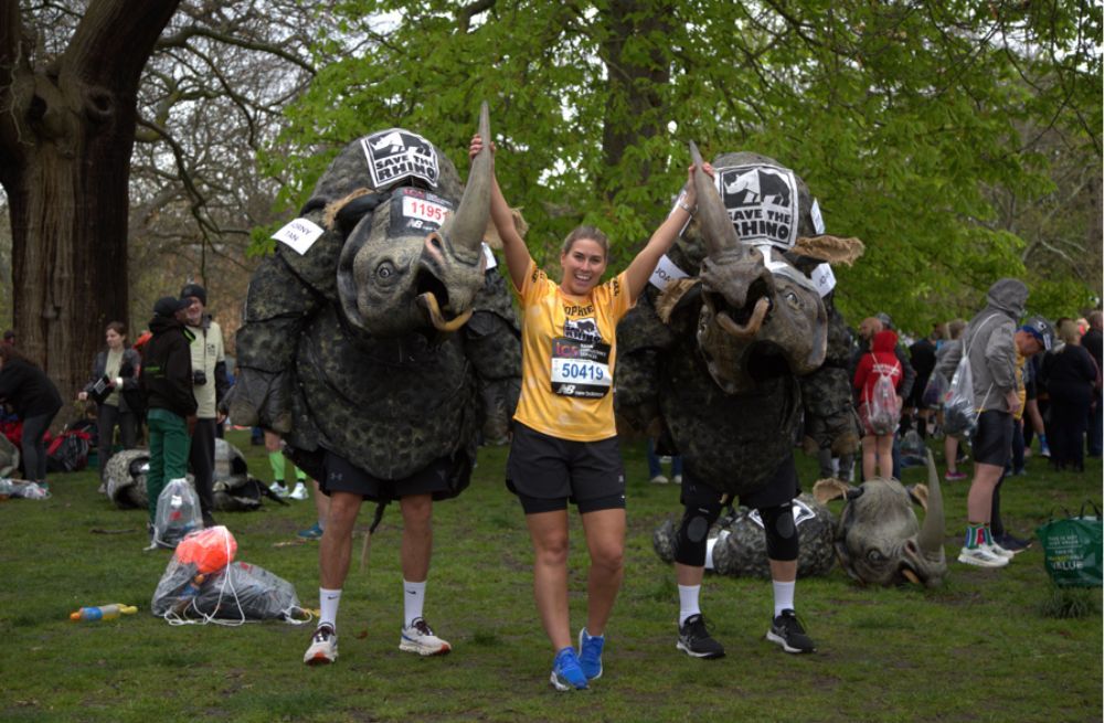 And just like that, it’s Marathon weekend again 🦏 🌟🏃 We’d like to wish everyone the very best of luck, we cannot wait to see you at the finish line! > buff.ly/3Js4PhU #rhinocostume #londonmarathon #londonmarathon2024 #rhino #savetherhino