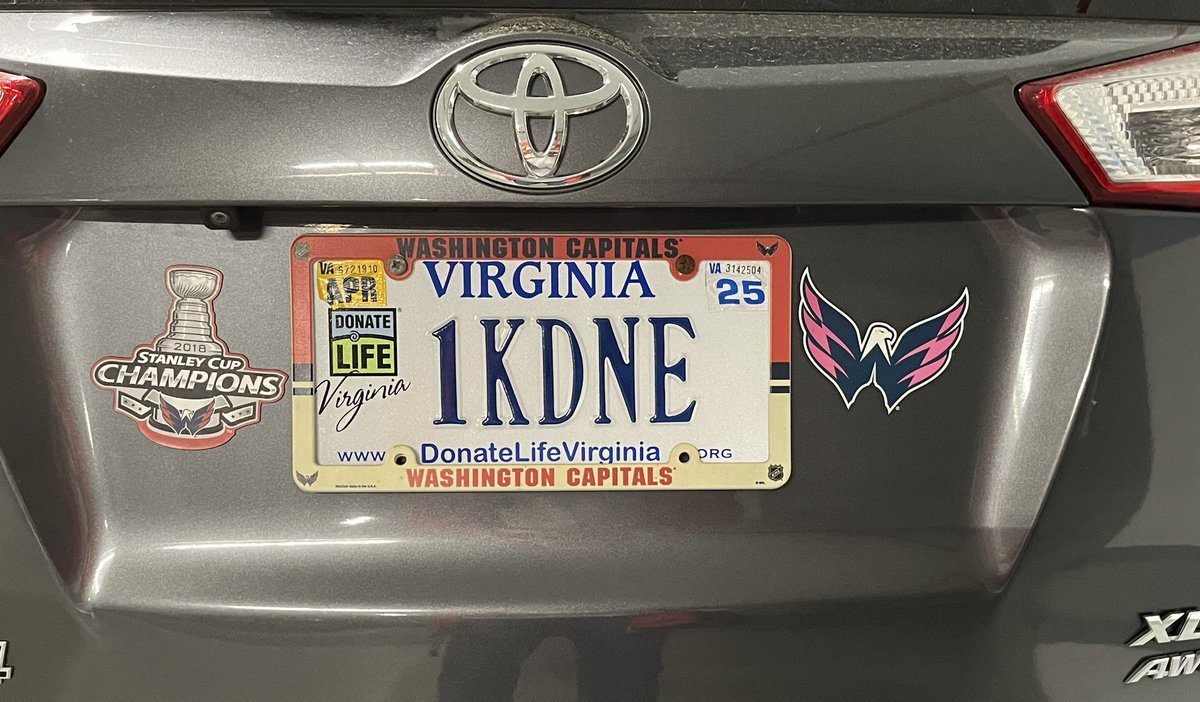 #NewPlates #DonateAKidney #SaveALife #MakeADifference #KidneyTransplant #ALLCAPS