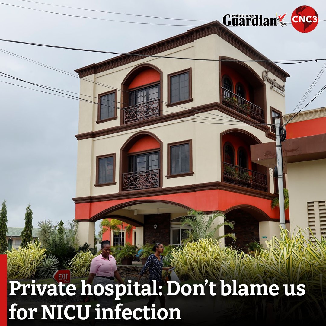 Officials at a private hospital are denying that the cause of an infection that led to the deaths of seven infants at the Neonatal Intensive Care Unit (NICU)at the Port-of-Spain Maternity Department stemmed from them.

For more: guardian.co.tt/news/private-h…