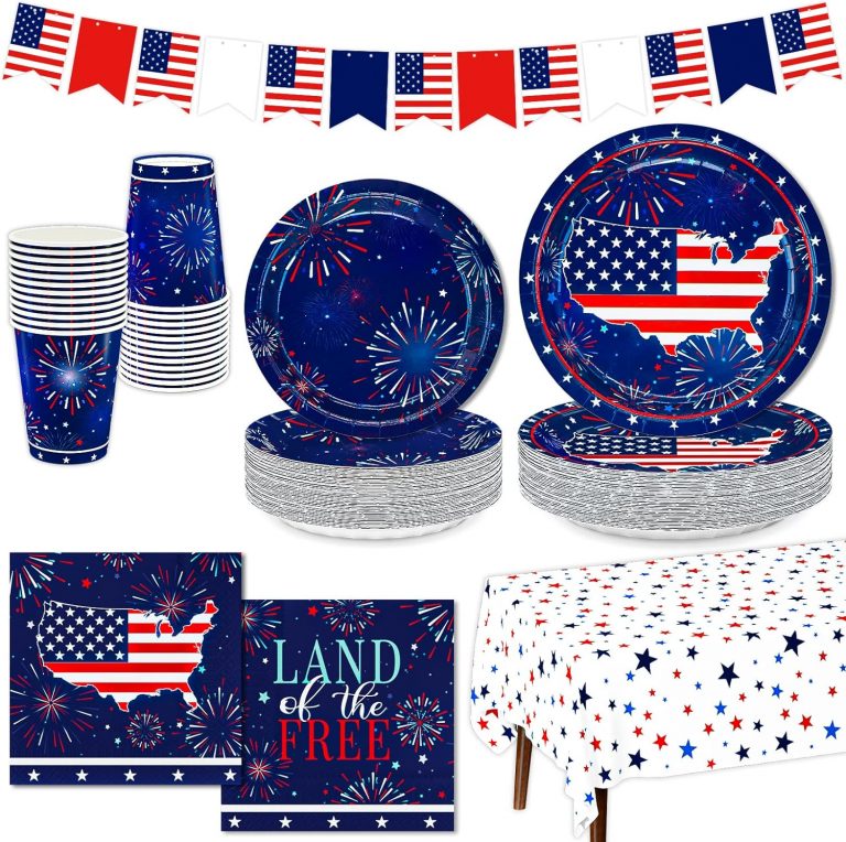 You can purchase this Freedom Fireworks Party Tableware And Decorations Set Serves 24 Guests at partysupplyboxes.com
partysupplyboxes.com/p/party-suppli…
#patriotictableware #fireworkstableware #24guests #banner #tablecover #plates #memorialday #freedom #cups #dessertplates #napkins #party