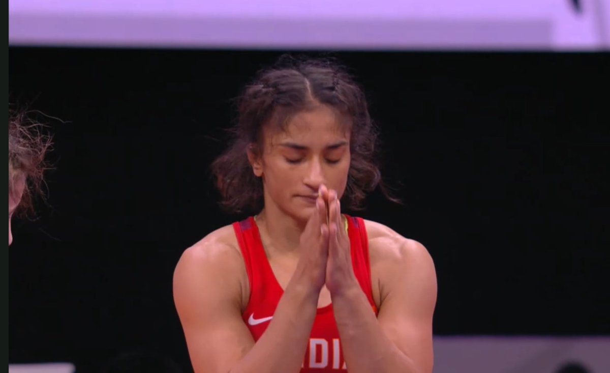 No Indian woman wrestler has ever made two Olympic teams. Vinesh Phogat just earned her third Olympic quota. Massive moment for one the greats of Indian sport. But there's at least one person who won't be very happy with this.