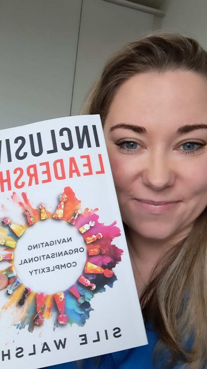 The first ever print copy arrived, & I love it 💜 I need to check the format and look for errors before 9 am Monday. It feels like a treasure hunt for my own mistakes. it's just so odd. #ILNOC #InclusiveLeadership #DEI #Ireland #IrishAuthor #HR #Leadership