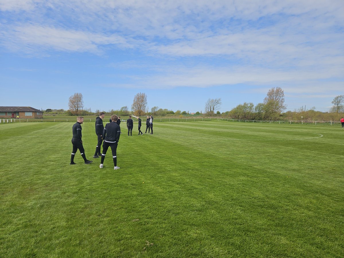 We have arrived here <a href="/PoultonFC_FY6/">Poulton FC</a>. 

Cracking day on The Flyde coast! 🏖

🦅🦅