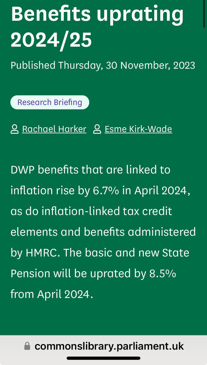 #TripleLock #DWP spend on best paid ‘basic income’ benefit 
rate of £221.20 a week #Pensioners isn’t part of the problem either apparently, £393.45 per month for the poorest on #UniversalCredit versus £884.80 #pensioner. 

#UK #GOV=SICK NOTE. 

Buying #Tory votes: 
#StatePension