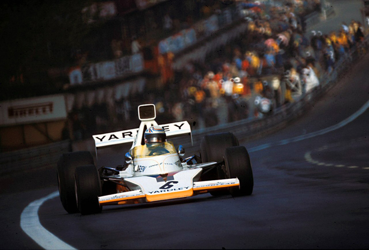 . 🏁peter revson spain 1973 #F1 🏁 Peter Jeffrey Revson (Yardley Team #McLaren), #McLaren M23 - #Ford-Cosworth DFV 3.0 V8 (finished 4th)1973 Spanish Grand Prix, Montjuic Circuit ++ #McLaren Racing Ltd. ' 🏆 internal-combustion.com/nuvolari/peter… 🏆 .