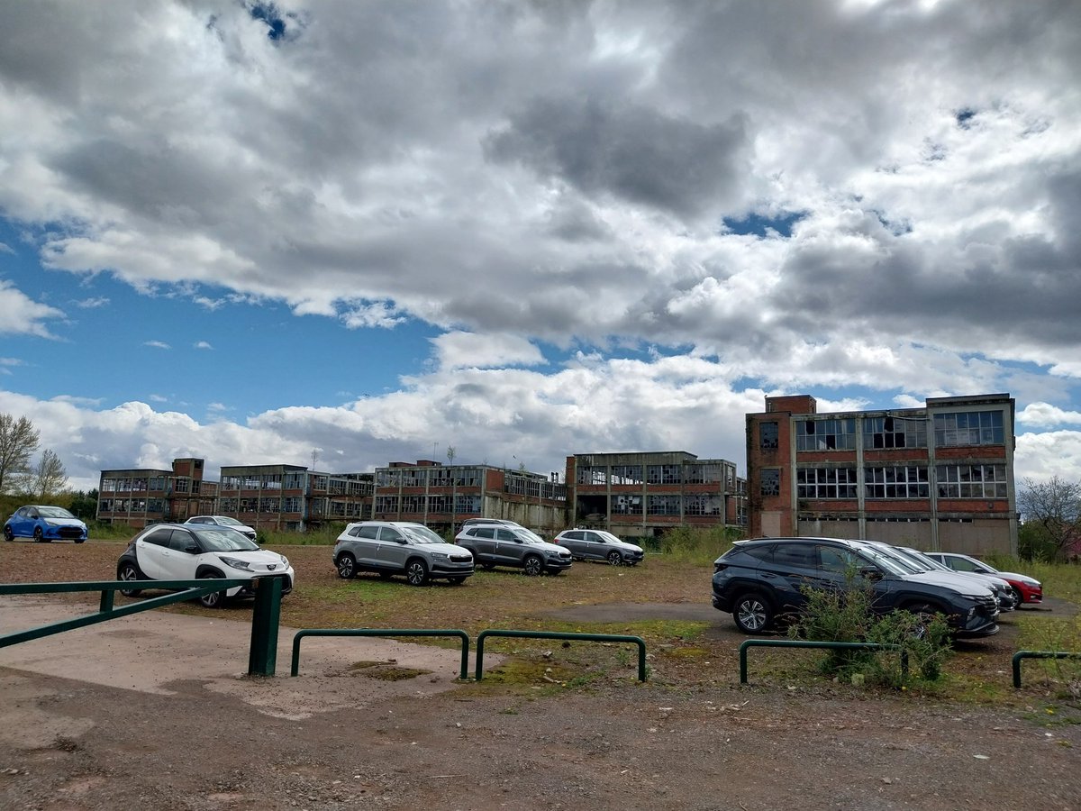 The derelict Gates rubber factory in Dumfries. (2024) Pic: David McPherson.