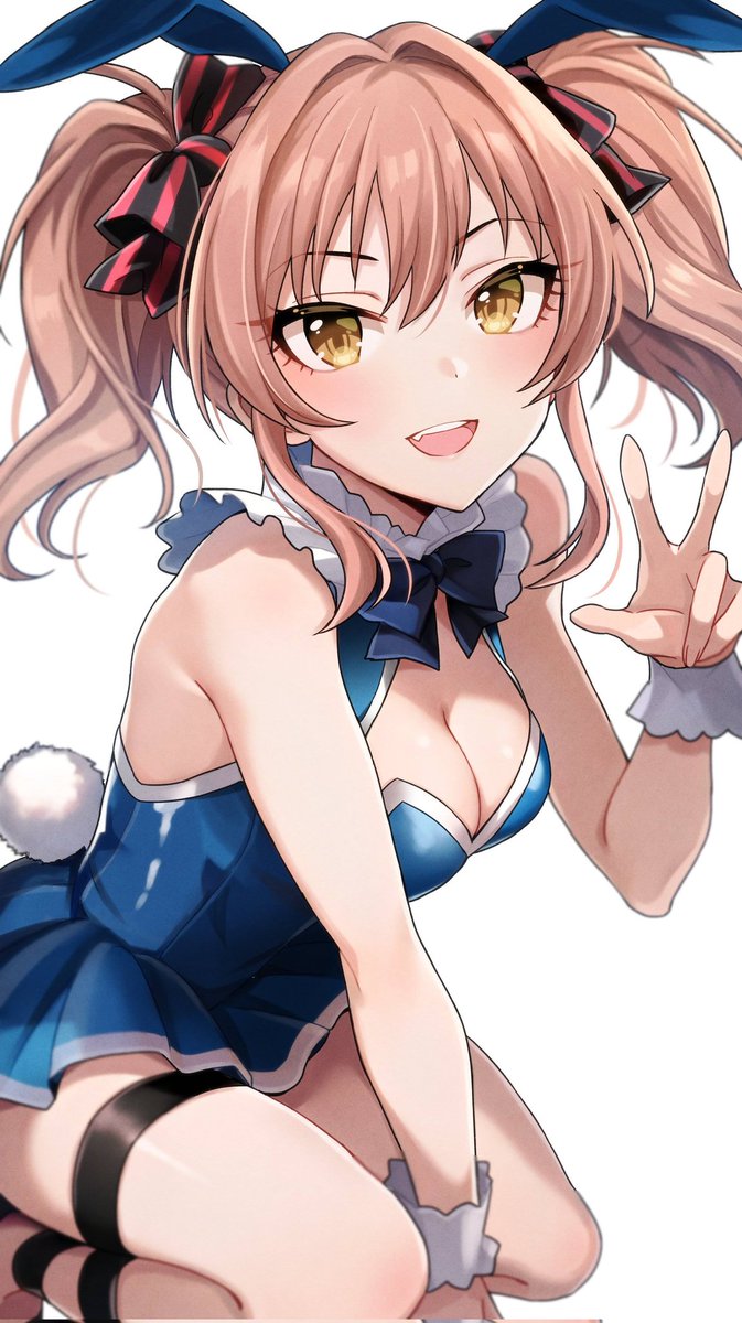 本田未央 「#これを見た人はバニーガールをTLに放流しよう 」|ポン太＊現在Skeb作業中！受付締め切りました。個人ご依頼受付もまだお休み中！のイラスト