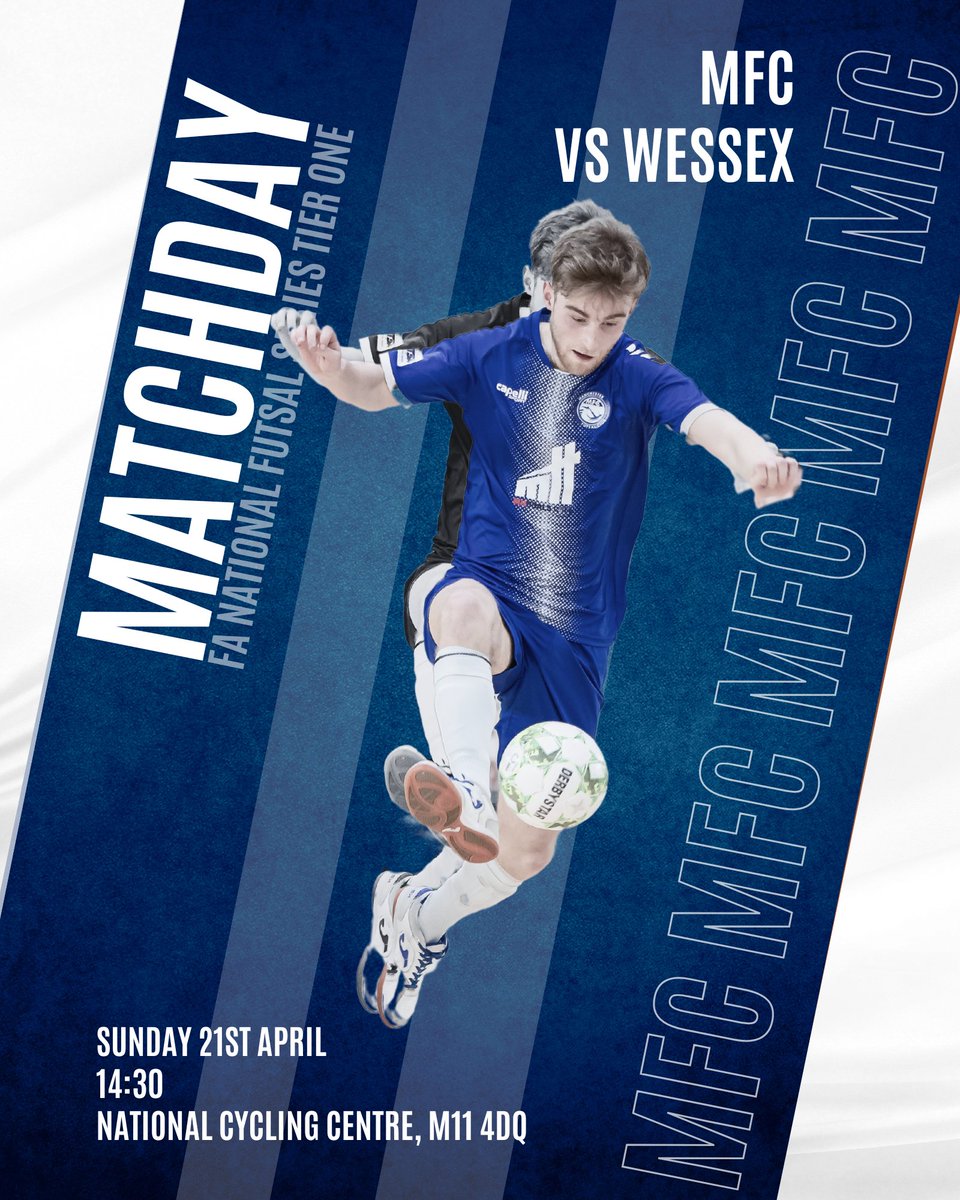 FANFS: Every game is a chance to make improvements. Tomorrow we take on @WessexFutsal in what will be another test for the squad. Join us at @N_CyclingCentre to see how this one unfolds! #WeAreMFC #Manchester