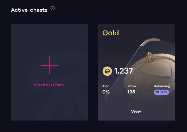 MindshiftHackz's tweet image. Can't stop the @jlyvrs walkthrough quests 😅
Created my first staking chest with 1237 $JLY locked for 3 years - on testnet 😉 

Prepeare for go-live by joining the community and collect some $JLY

jellyverse.community/login?mwr=aa8a…