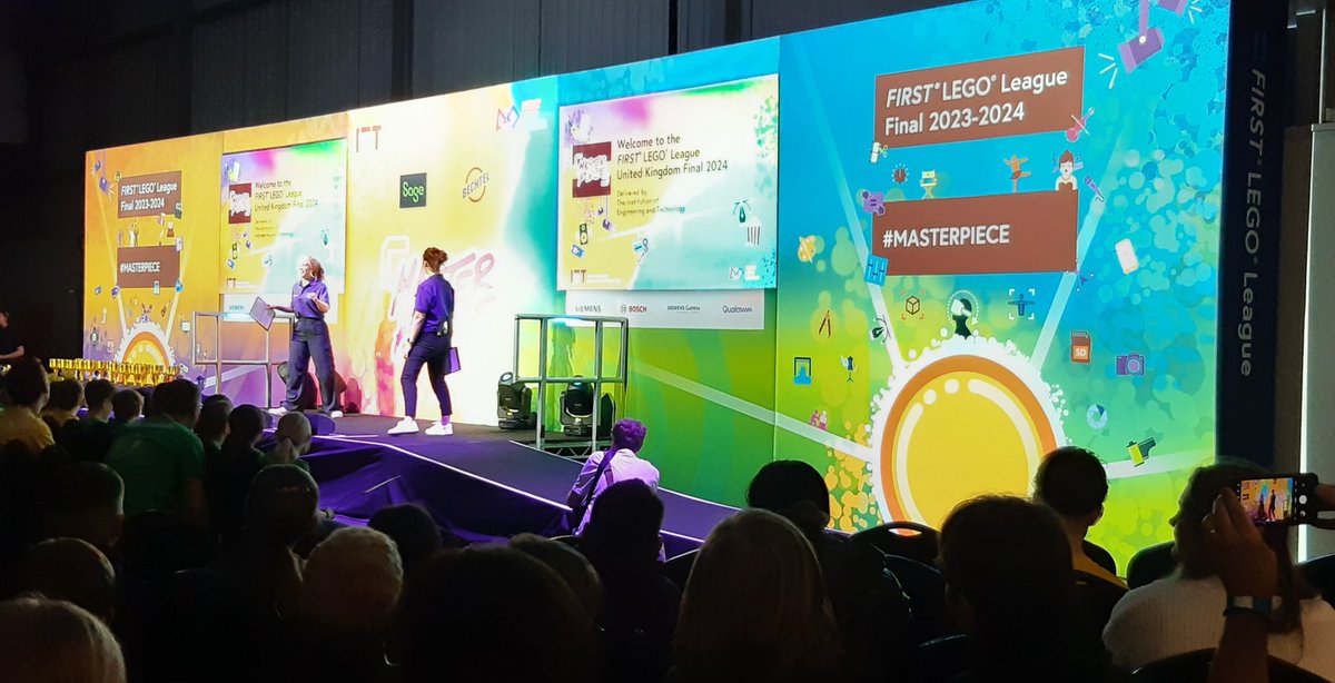 FettesRobotics's tweet photo. Fettes Robotics are super excited to be at the First Lego League United Kingdom Final 2024! #Masterpiece https://t.co/NdRIX23R8v