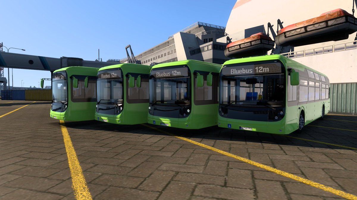 Recently, we drove an Electric⚡️bus from @TruckersMP. Its smooth ride and quiet cabin made our journey greener, comfortable, and enjoyable. Truly, this is the future of public transport. #ElectricVehicles #ets2 #driving #Transportation