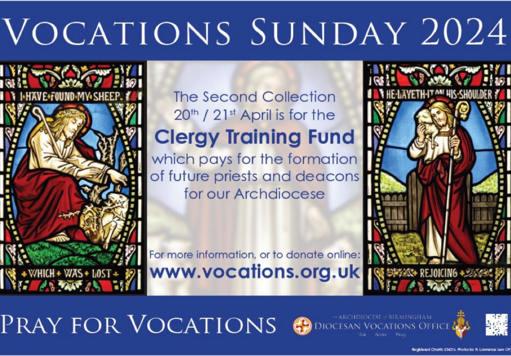 This Sunday is Vocations Sunday. We pray for vocations to the Priesthood, Diaconate and Religious Life. @AskInvitePray