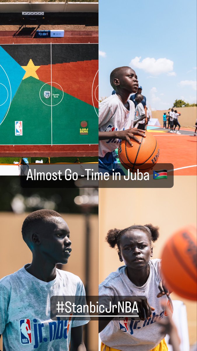 It's about that ⌚ in Juba 🇸🇸.

#NBAAfrica #StanbicJrNBA