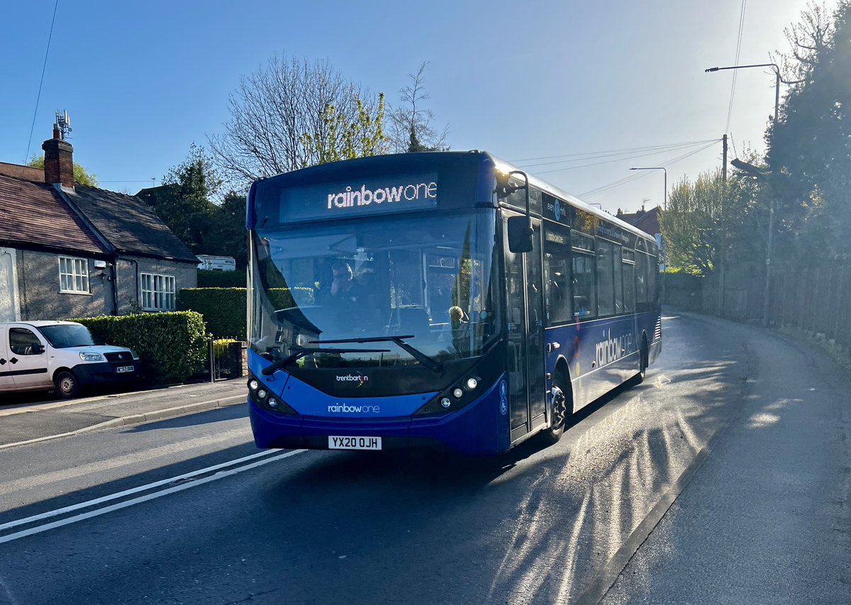 DGRBusAdventure's tweet photo. It’s the weekend, the ☀️is shining and we’re off on the buses, Daniel’s @trentbartonland #namesake #rainbowone to #Ripley and then the #comet to #Cheaterfield kicking things off. Bonus #Slacks coach at Ripley to!

#DanielsBusAdventures https://t.co/uxjmf4eVas