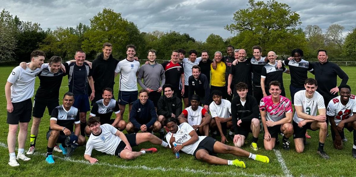 HolyportSport's tweet photo. Celebrating a decade of Holyport College with our inaugural Old Holyportians’ Football Match! Former students united in sportsmanship and camaraderie. Proud to witness their success as they embark on new journeys. Sport forges lasting bonds! #HolyportAlumni ⚽🎓 https://t.co/QDkWqvlc0f