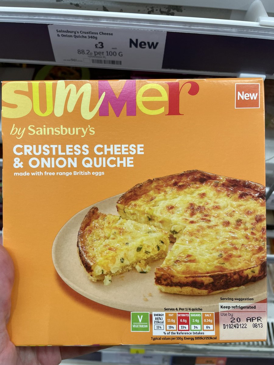 Summer Edition Finds! ☀️ At Sainsbury’s @sainsburys #sainsburys #tastethedifference #patatasbravas #potatosalad #hoisin #noodle #redpepper #tomato #pasta #quiche #crustlessquiche #summer #summeredition #new #newproduct #wellthisisnew