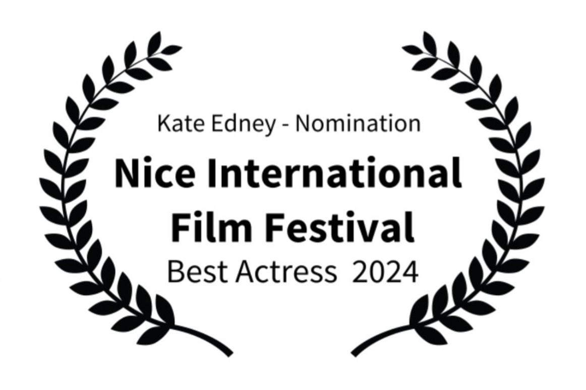 Delighted and honoured to receive a nomination for Best Actress at the Nice International Film Festival 2024 🤍