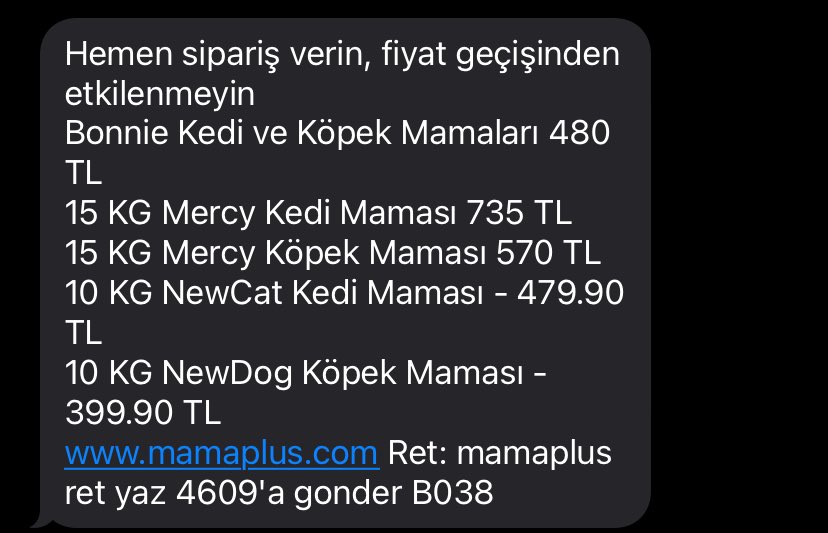 destek olur musunuz? kampanya birmeden birkaç paket mama alabilelim 🥺