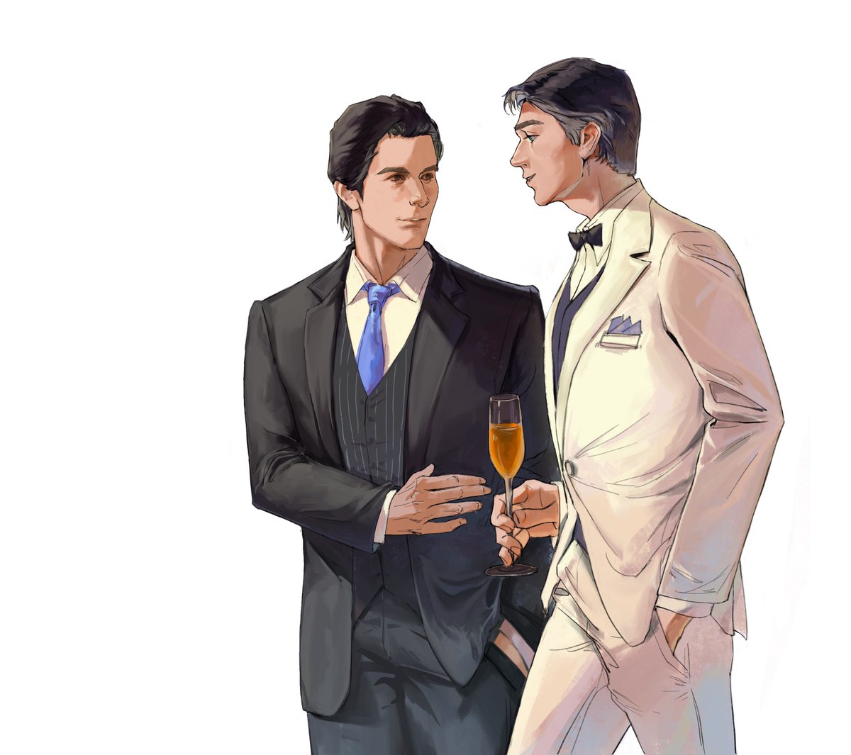 sisyasi's tweet photo. invited an artist to draw an illustration for my Fanfic 😊 really enjoy the scene of Bruce and Clark shining in the Ball hosted in Wayne manor!
here is the link of my fanfic:https://t.co/5PpxySfwxT
#蝙超 #batsuper #Bruclark #batsupes https://t.co/MAWMtUlFem