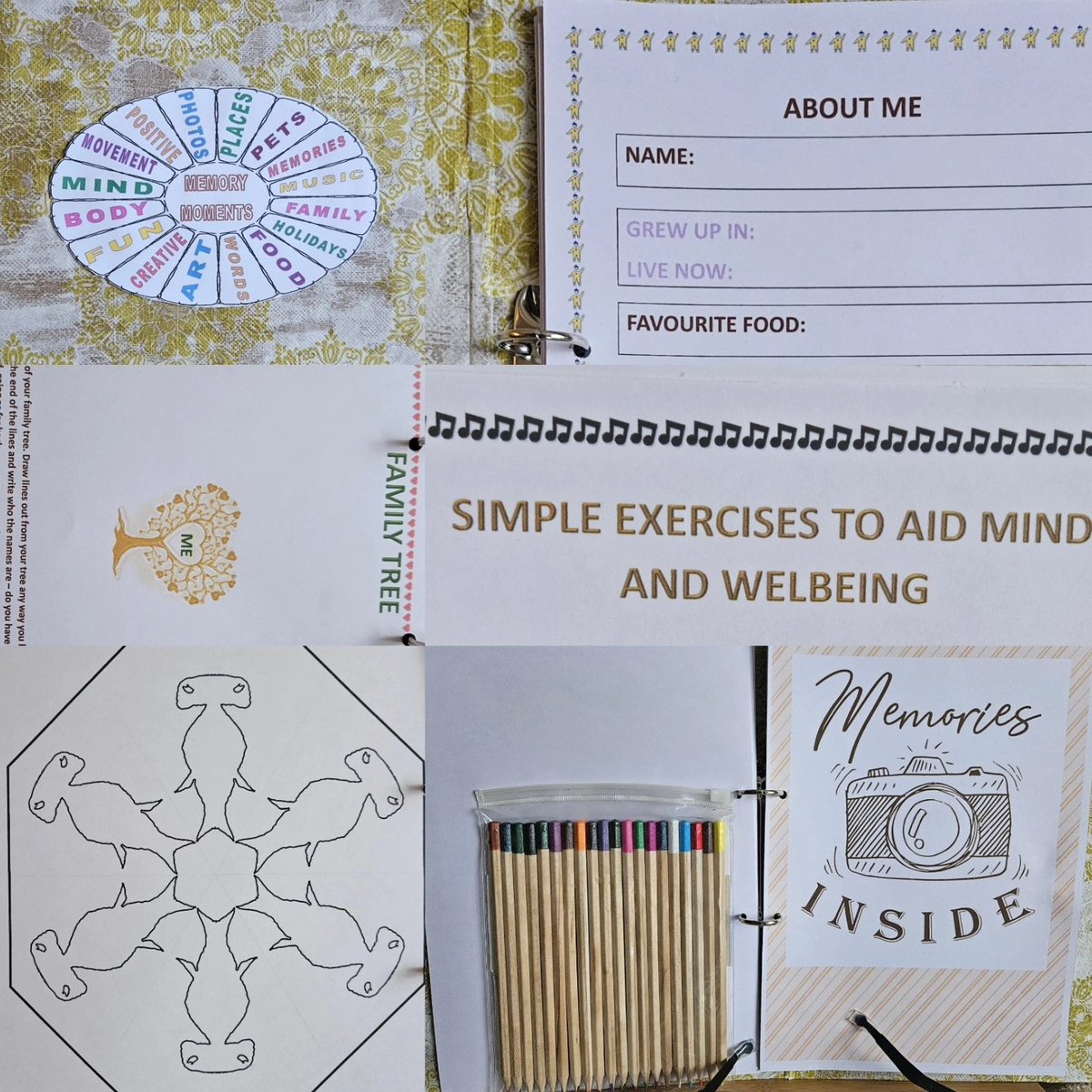 HappyHeadspace1's tweet photo. Good morning one & all #UKGiftAM ##UKGiftHour our #product may be slightly #unique & #specialised but we are trying to bring our #healthcare #mentalhealth #brainhealth #memory #keepsake to a #wider audience Memory Moments Folders https://t.co/aS0VrrVw8f